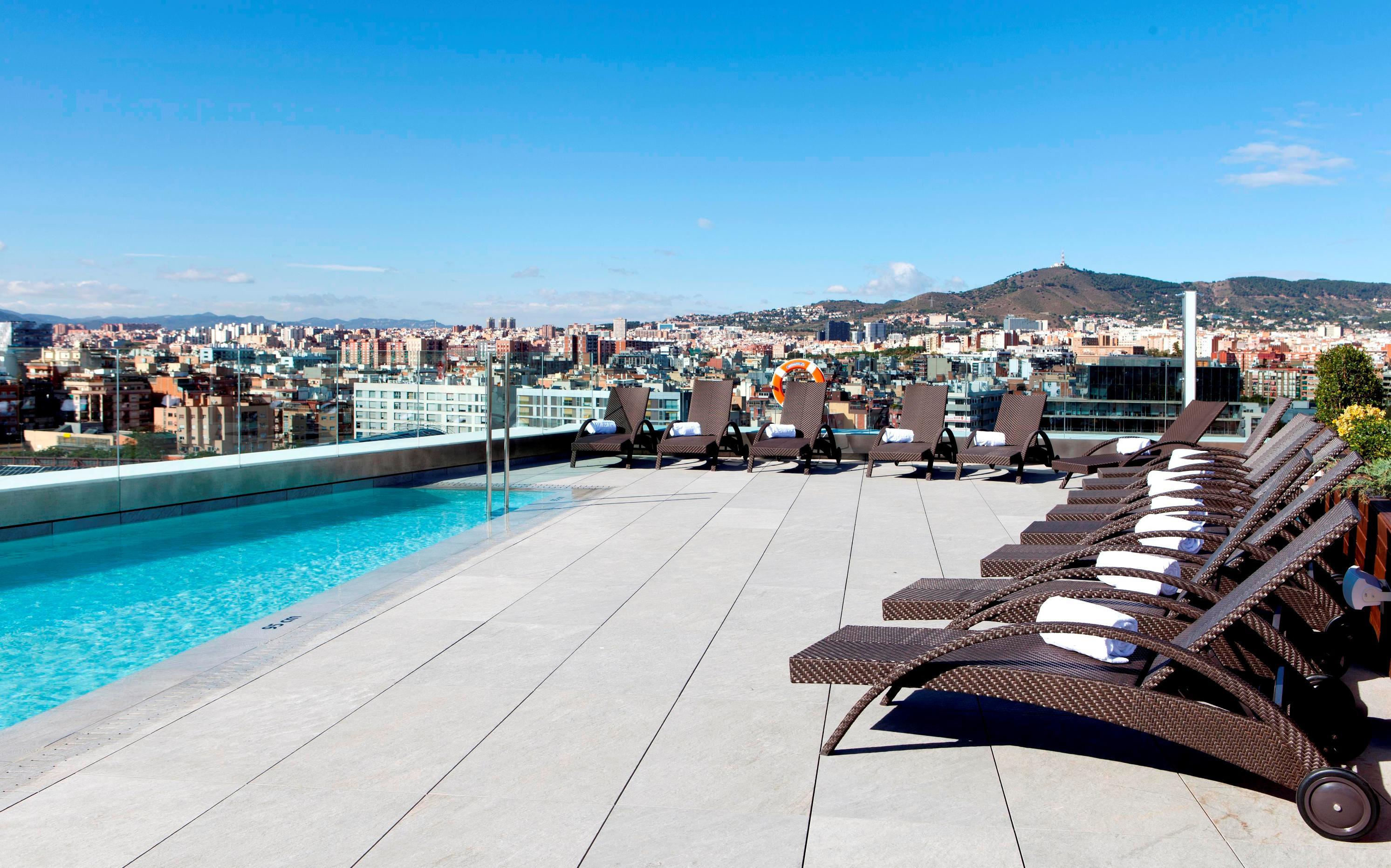 Hotel Sb Plaza Europa L'Hospitalet de Llobregat Bagian luar foto