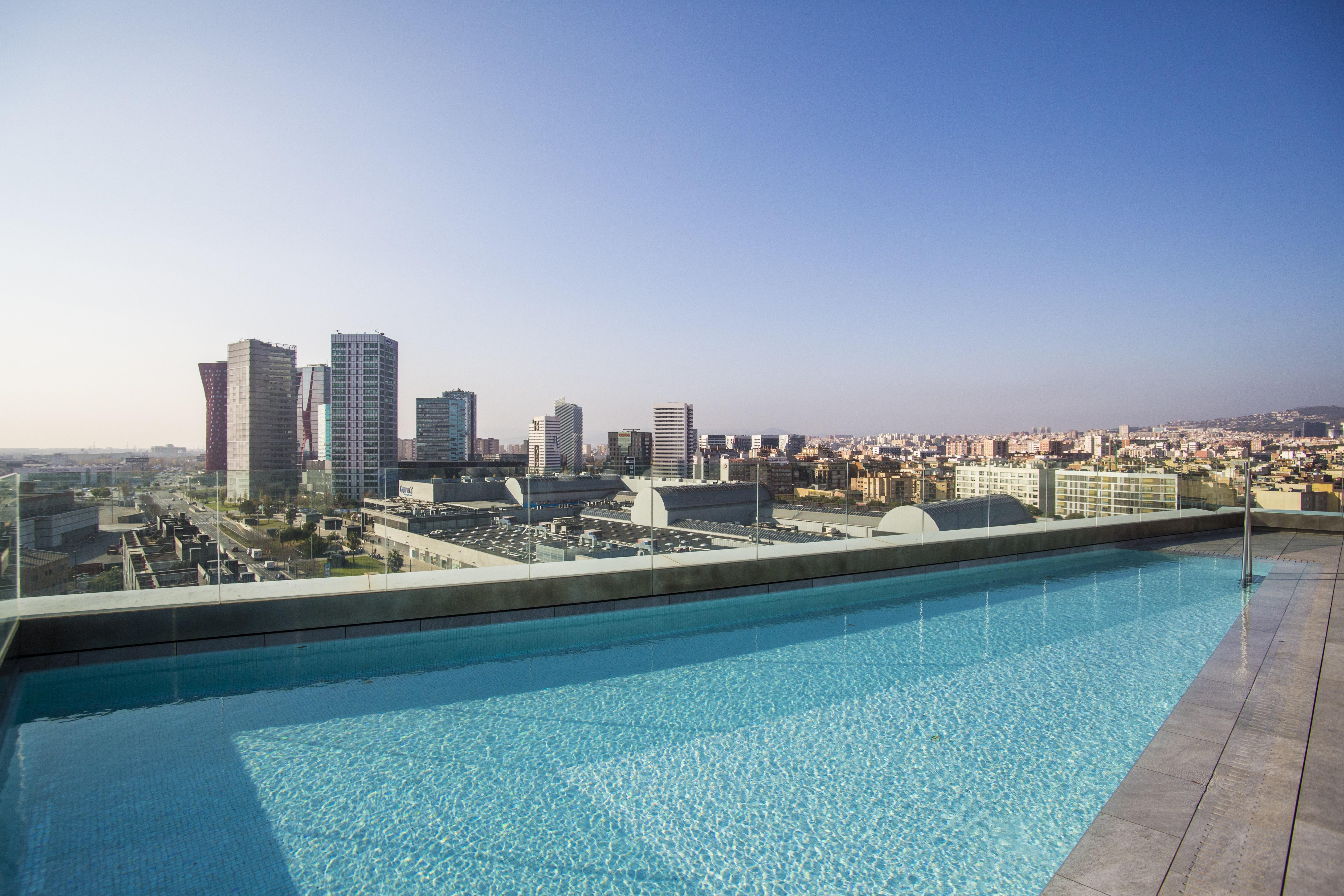 Hotel Sb Plaza Europa L'Hospitalet de Llobregat Bagian luar foto